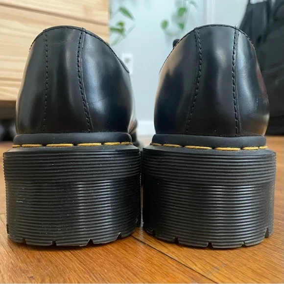 Dr Martins 1461 Quad Platform Oxfords EU38 / US7 Black - Picture 4 of 7